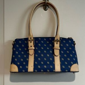 Dooney & Bourke Y2K Coated Canvas Monogram Domed Satchel